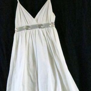 Nicole Miller Dress White 8 Sundress